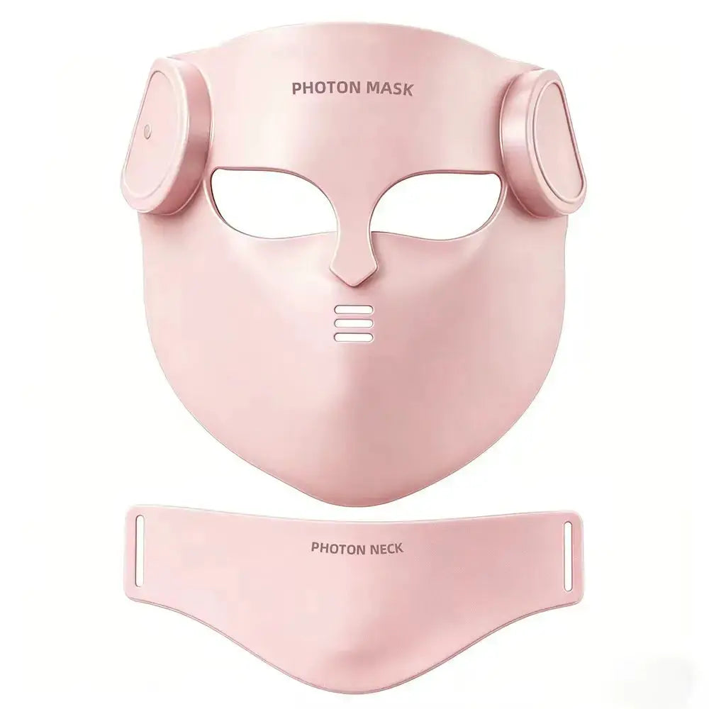 Red Light Therapy 8 Colors LED Face Mask with Neck Silicone Photon Infrared Therapy Mask for Reduce Wrinkle Acne Facial Care from PriceLows™