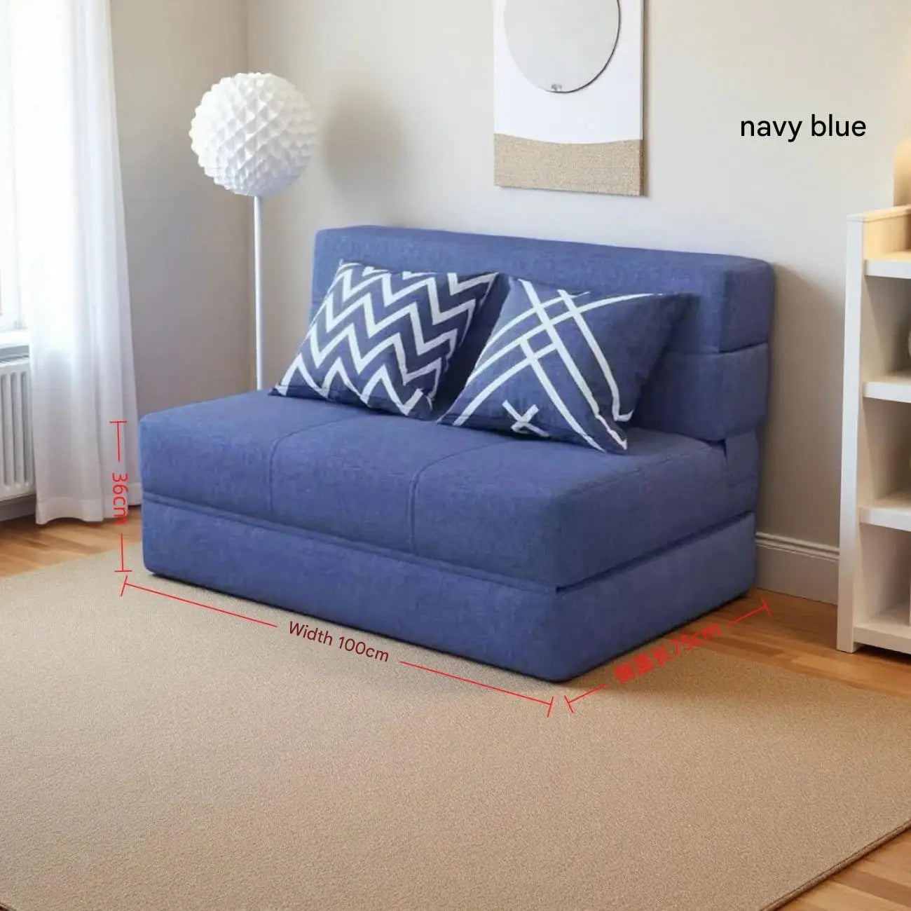 Sofa | Sponge Filling | Hemp Fabric | Single, Double, Triple