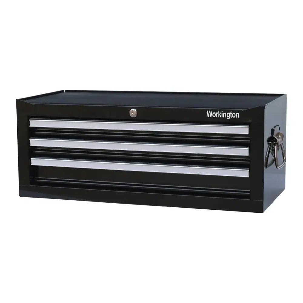 Industrial 3 Drawers Portable Metal Intermediate Box, 26 Middle Tool Chest Cabinet with Ball Bearing Drawer Slides, Steel Tool from PriceLows™