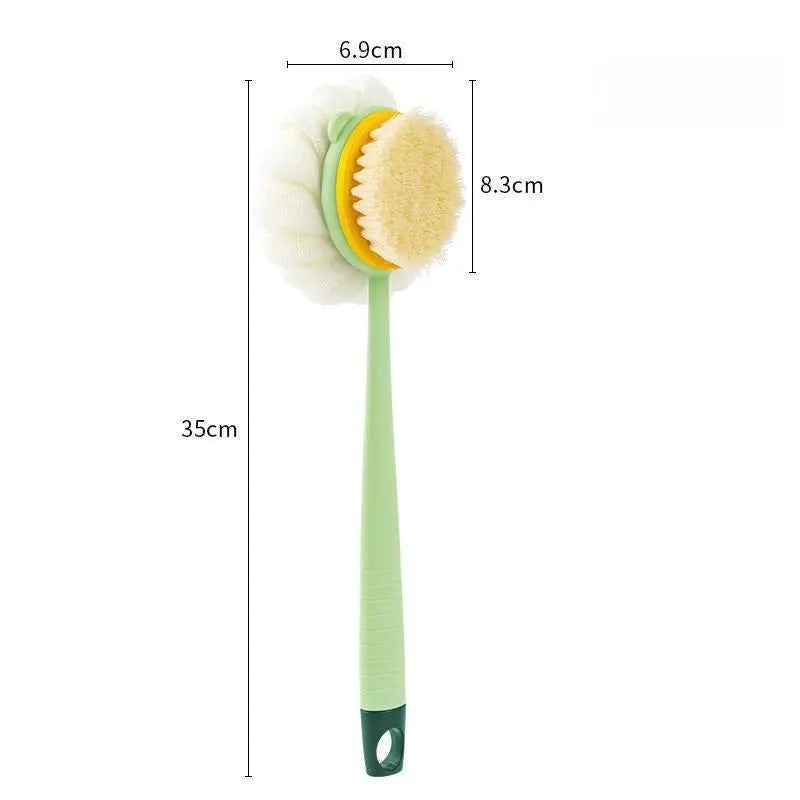Bath Brush | Long Handle | Sponge Material | One Size