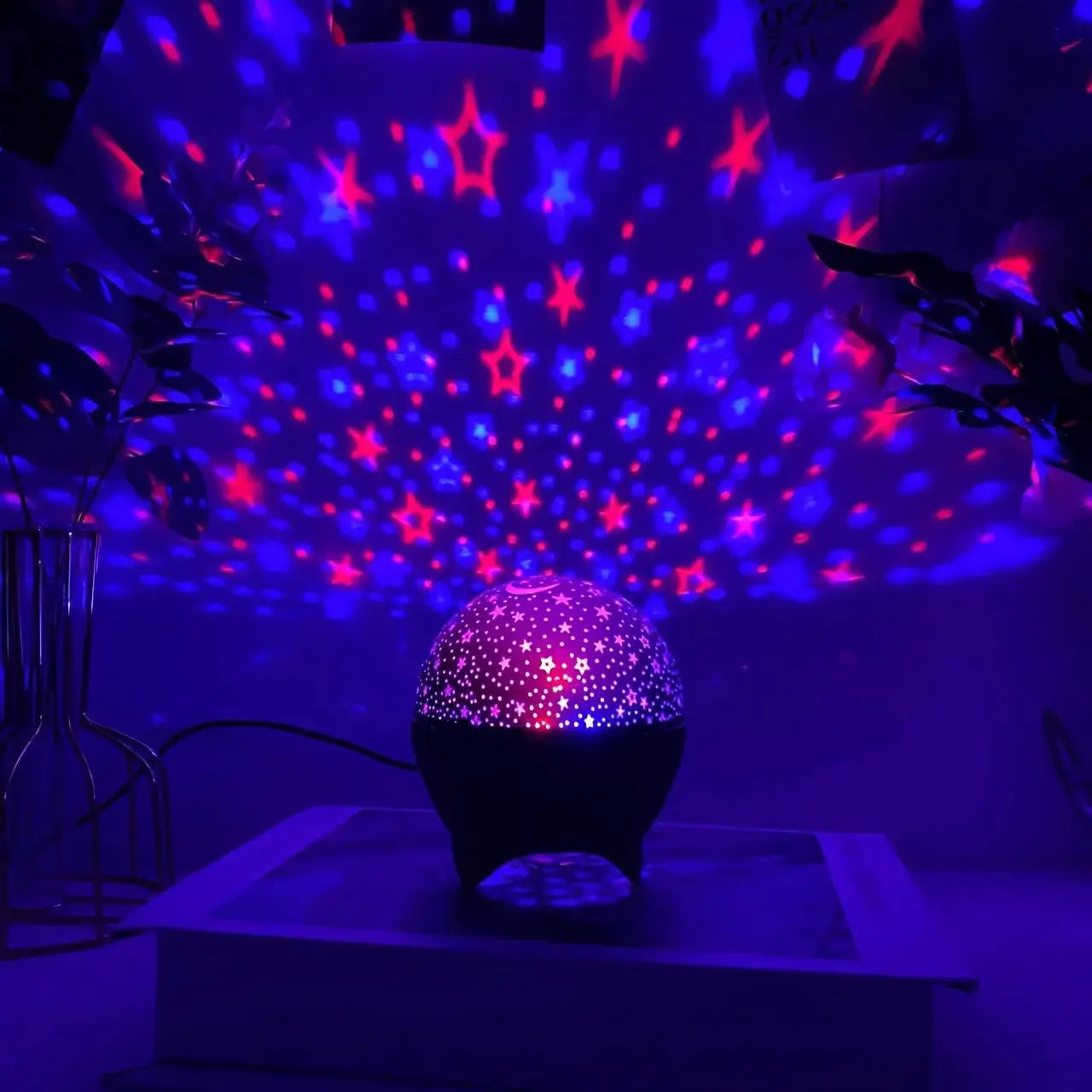 LED Night Light | Starry Sky Projector | USB 5V RGB Color | Kids Room