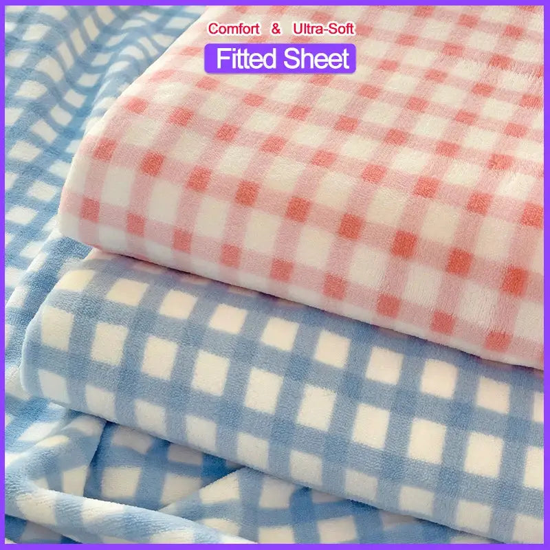 Flannel Fitted Sheet | Deep Pocket 25cm | Fade Resistant | Single To King