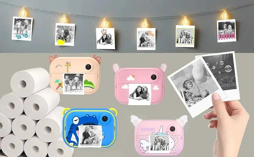 Instant Camera Paper | 57mm Coreless | Thermal Printing | 12 Rolls