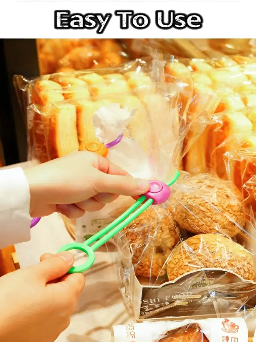 3PCS Magic Plastic Bag Sealing Clip-Multipurpose Food Storage Tool, Reusable Sealer Clip for Kitchen Food Preservation from PriceLows™