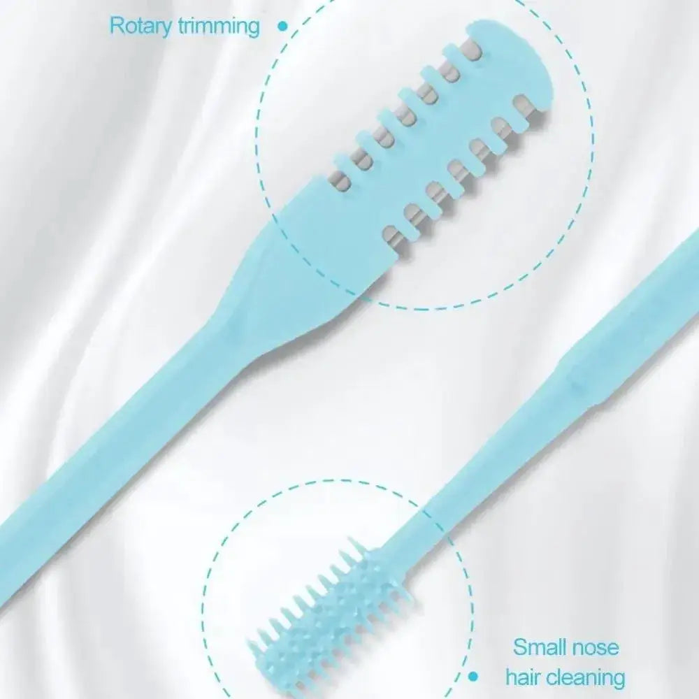 5Pcs Double Head Nose Hair Trimmer Washable 360° Rotating Hair Removal Tool with Box Safe Nose Hair Clippers Personal Grooming from PriceLows™
