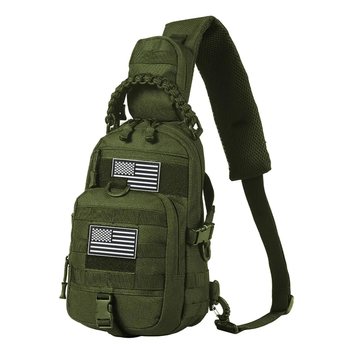 Crossbody Chest Bag | Molle Expandable | Polyester | Adjustable Fit
