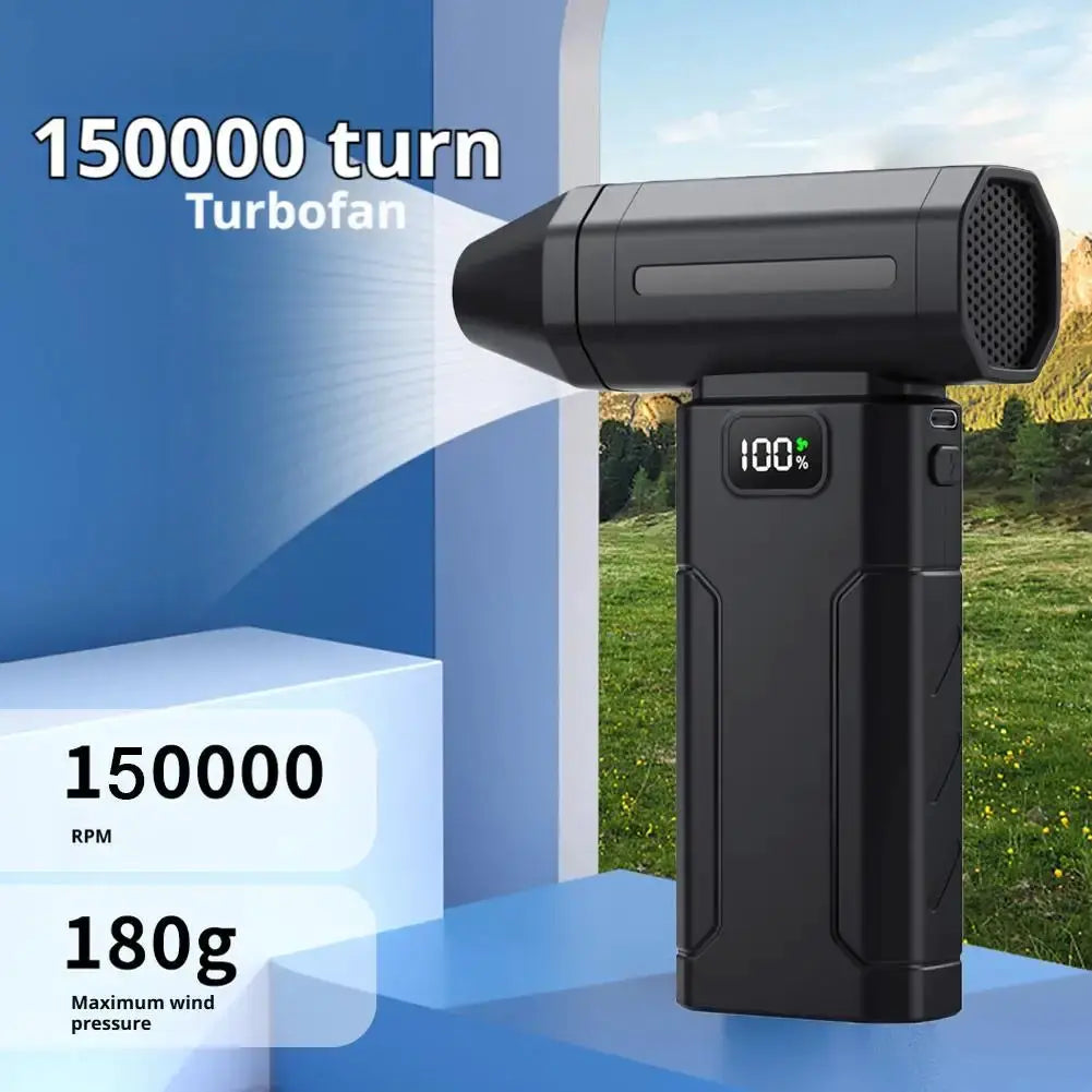 Brushless Fan Blower | 150000 RPM | Rechargeable | Car Cleaning Kit