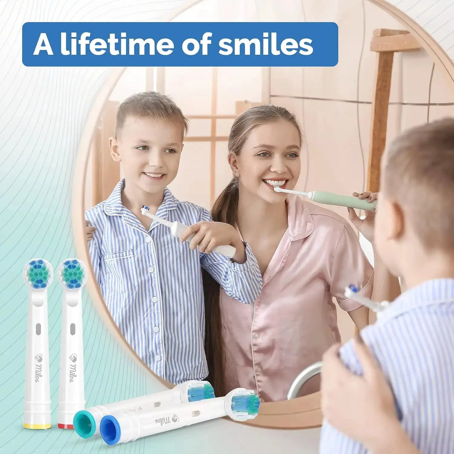 Replacement Brush Heads For Oral B Sonic Electric Toothbrush Fit Advance Power/Pro Health/Triumph/3D Excel/Vitality from PriceLows™