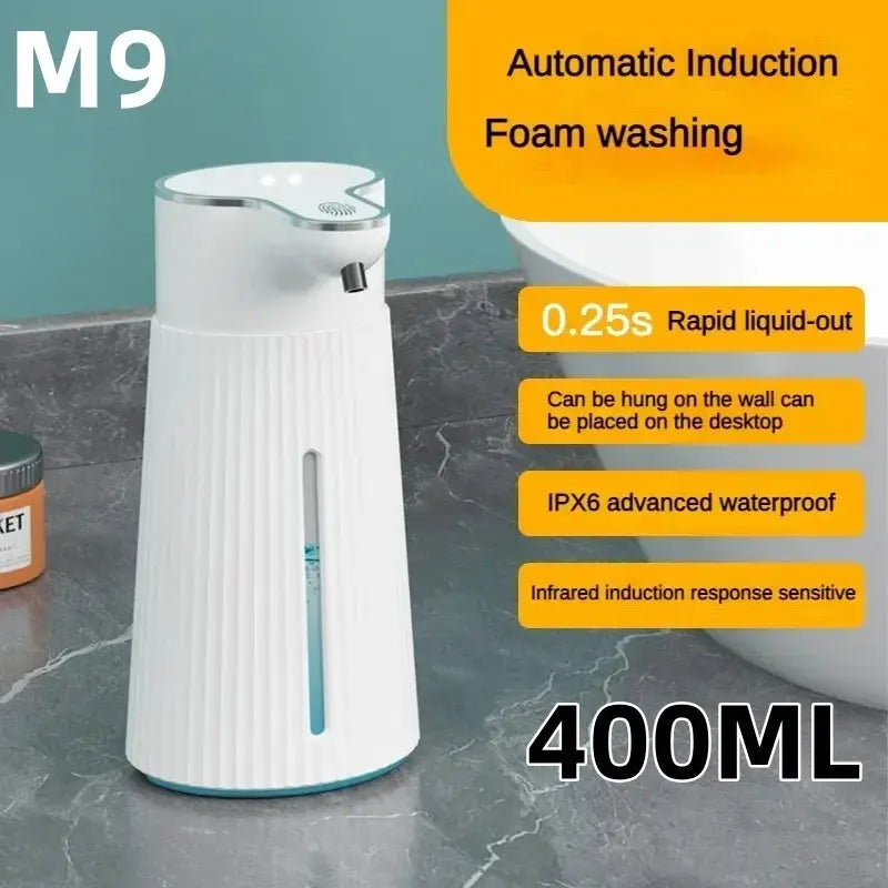 380ML Automatic Foam Soap P11 Dispenser Bathroom Smart Washing Hand Machine With USB Charging ABS 4 Level Adjustable from PriceLows™