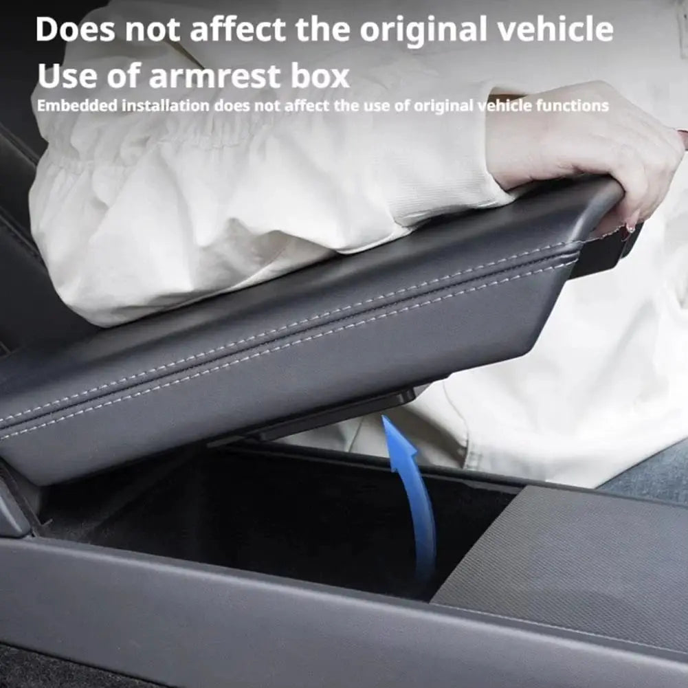 For Tesla Model Y Juniper 2025 Armrest Organizer Hidden Box Center Console Storage Box Trays For Tesla Highland 2025 from PriceLows™
