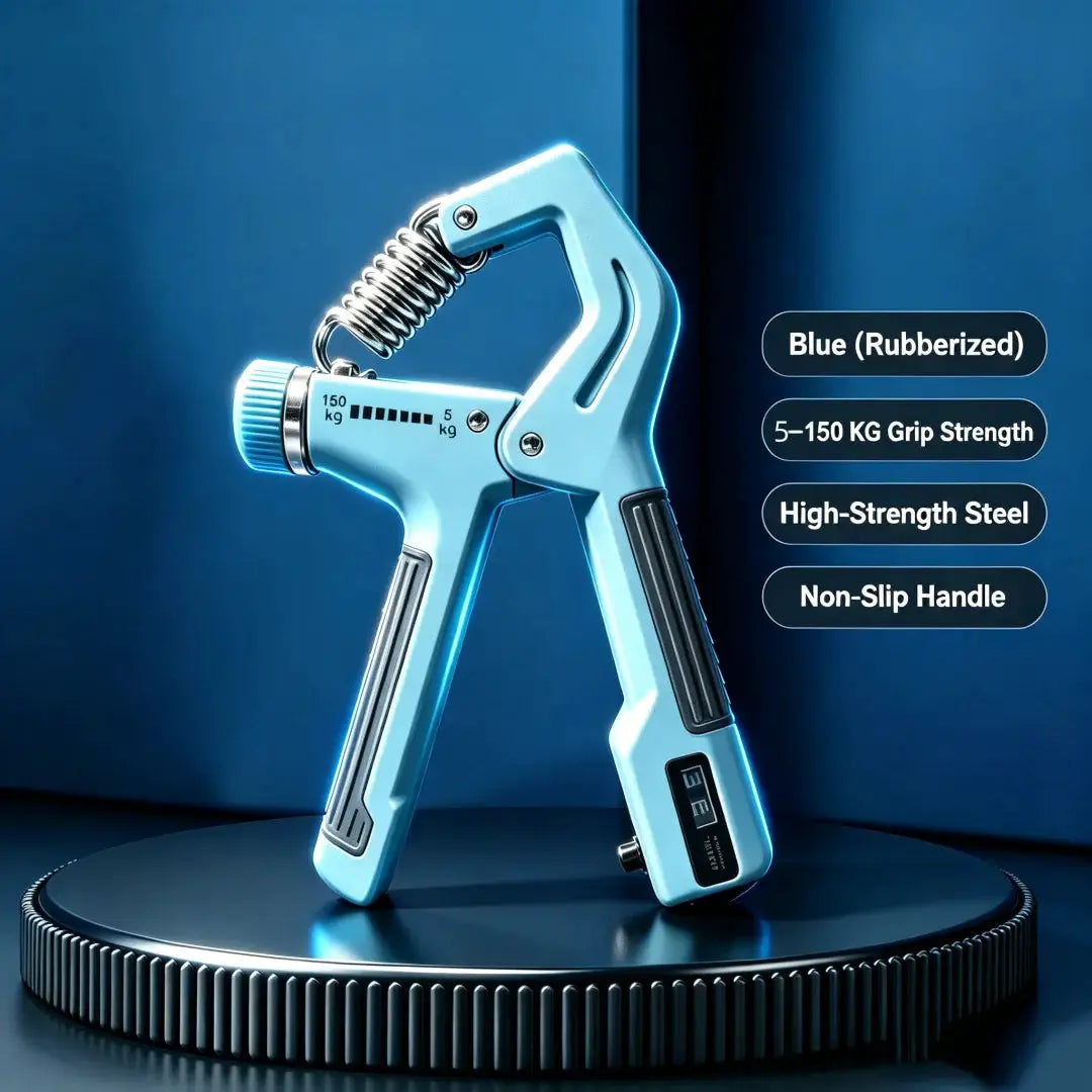 Adjustable Grip Strengthener | 11 To 330 Lbs Resistance | Non Slip Handle