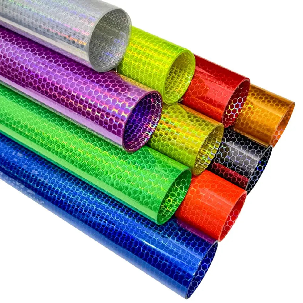Car Laser Honeycomb Headlights Taillight Lamp Vinyl Wrap Automobile Headlight Tint Waterproof Film Fog Light Taillight Stickers from PriceLows™