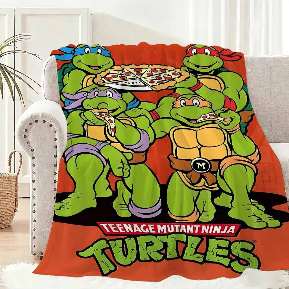 Mutant And Ninja Turtles Throw Blanket | Lightweight 240g | Polyester | One Size