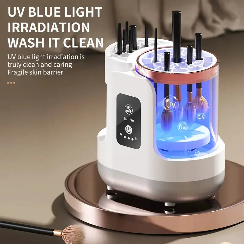 Makeup Brush Cleaner | USB Electric | Quick Dry Stand | Portable
