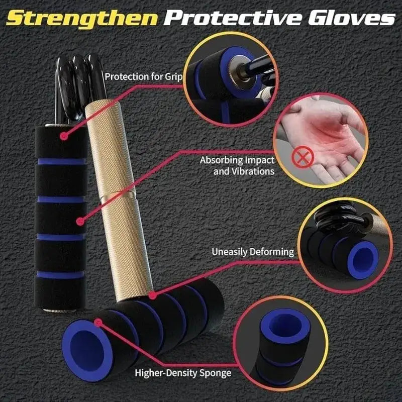 Metal Hand Gripper | 50 To 350 LB Resistance | Finger Wrist Trainer