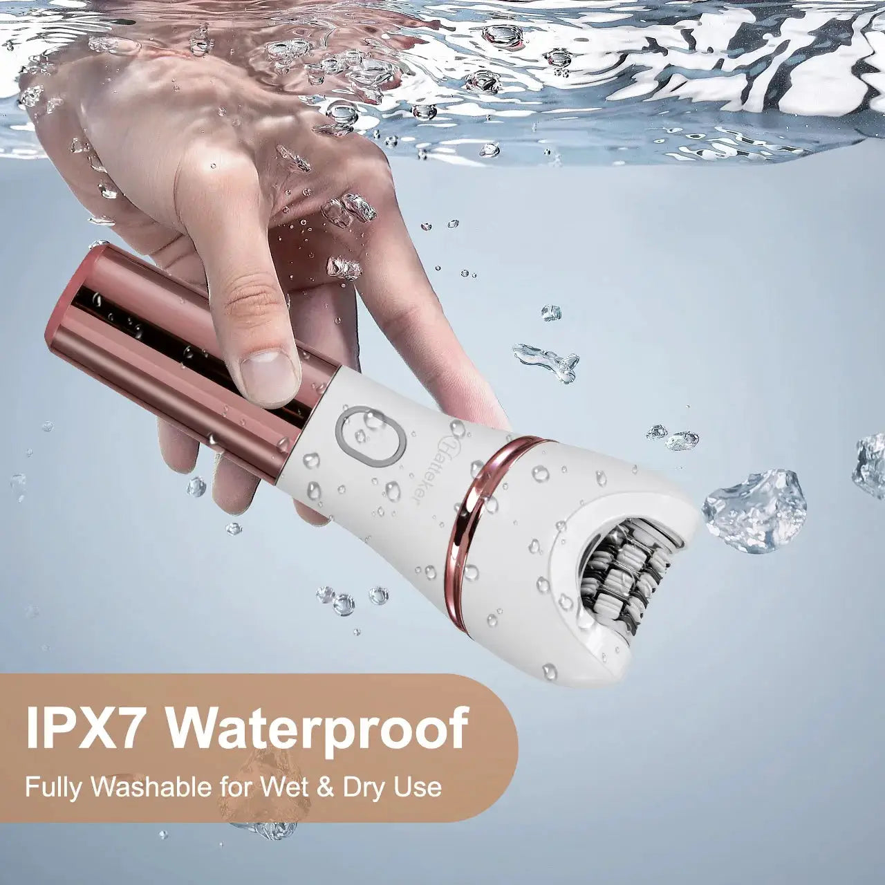 Women's Epilator | 7000 RPM | IPX7 Waterproof | USB Rechargeable
