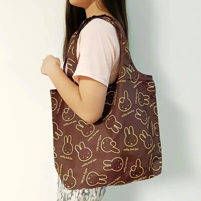 Miffy Tote Bag | Foldable Design | High Capacity | Portable Shopping Purse