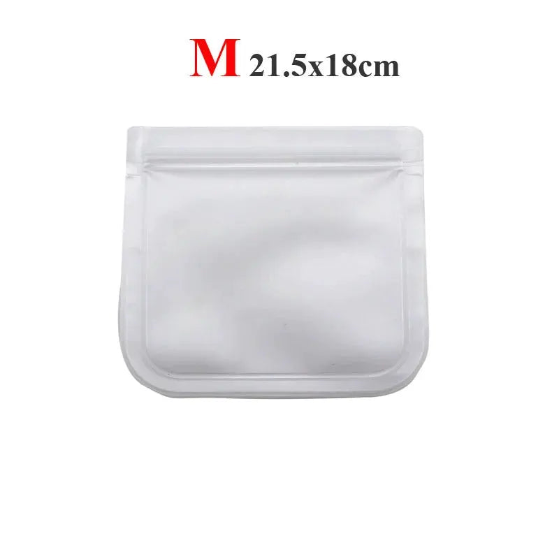 Reusable Food Storage Bag | 80ml Capacity, Leakproof | PEVA Material | One Size