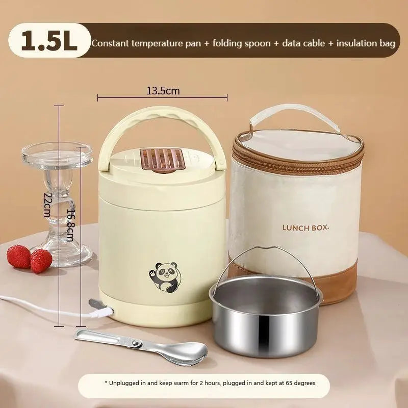 1.8L Electric Lunch Box Portable Food Warmer Heater Lunch Boxes for Adults Food Heating Boxes Container for Car Truck Students from PriceLows™