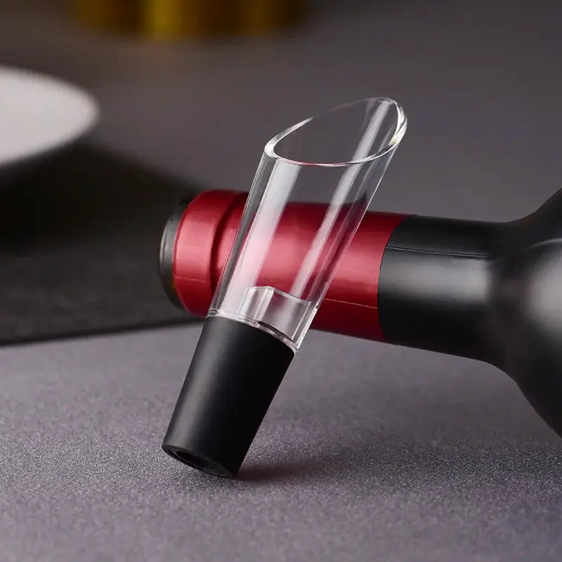 Wine Pourer Decanter Red Wine Aerating Pourer Spout Decanter Wine Pouring Aerator Wine Stopper Portable Bar Tool Accessories from PriceLows™