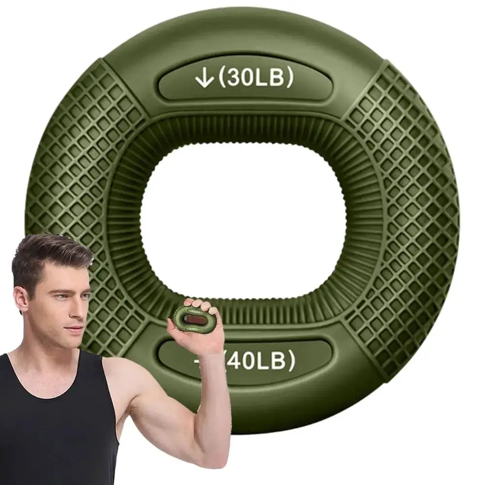 Silicone Finger Gripper Ring | Hand Muscle Strengthener | Wrist Exerciser
