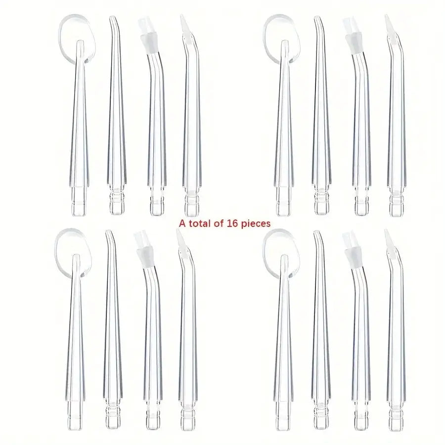 16pcs Dental Hygiene Kit - Includes Standard & Orthodontic Nozzles For Effective Teeth Cleaning And Oral Care from PriceLows™