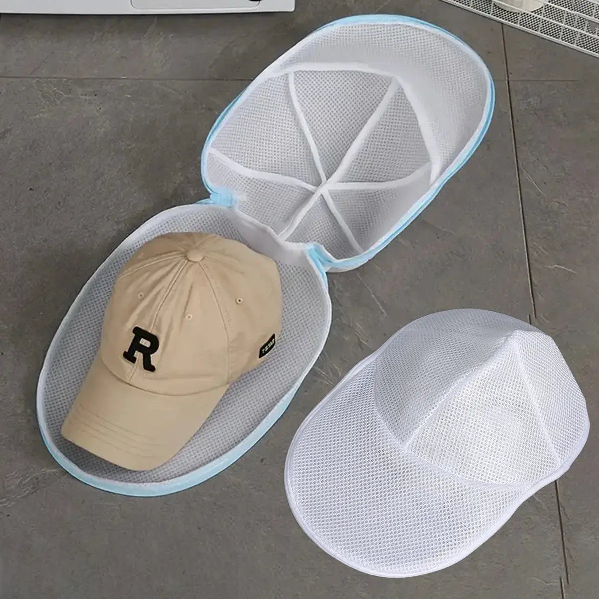 Hat Washing Bag | Mesh Polyester | Retains Shape | Pack of One
