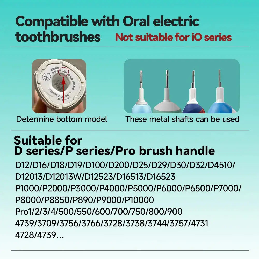 Electric Toothbrush Replacement Brush Heads for Oral Basic Cleaning -B Toothbrush Nozzle Bristles D100 D25 D30 D32 4739 3709 374 from PriceLows™