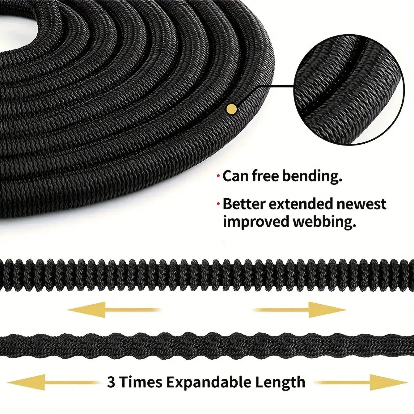 25FT-150FT Garden Hose Expandable Magic Water Pipes Home Garden Daily Watering Tools High-Pressure Car Wash Cleaning Water Gun from PriceLows™
