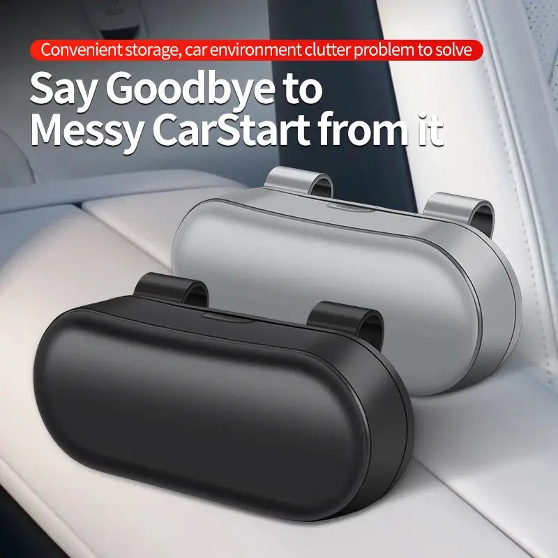 New Car Glasses Box, Glasses Sunshade, Sunglasses Car Storage Multi functional Sunglasses Clip Storage Box from PriceLows™