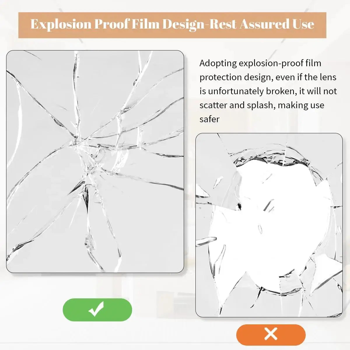 20" x 28" Rectangular Aluminum Alloy Frame Wall Mounted Bathroom Mirror with Rounded Corners from PriceLows™