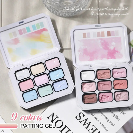 9-Color Solid Nail Polish, Pink, Macaron Painting Gel, High Saturation Popular Solid Nail Polish, Used for Nail Art from PriceLows™