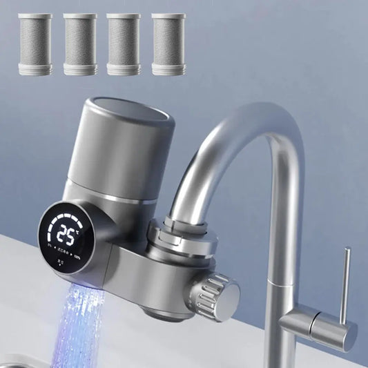 Faucet Extender Water Filter, with UV Light & LED Display, Kitchen Anti-Scaling & Sterilizing Tap Filter Faucet Accessories from PriceLows™