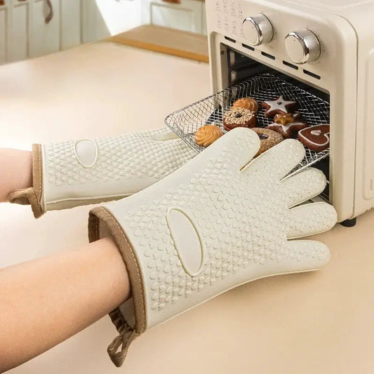 Silicone Oven Mitt | Anti-Scald | Non-Slip Insulated | 1pc or 2pc