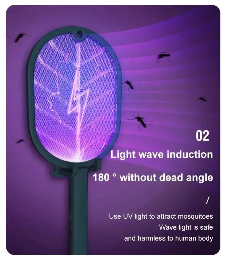 1pc Electric Mosquito Killer Swatter USB Rechargeable Electric Household Safety Mosquito Killer Anti Mosquito Trap from PriceLows™