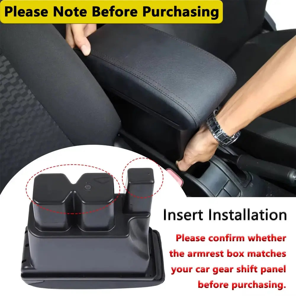 Car Center Armrest Box Assembly Storage Box with USB Ports for Suzuki Jimny 2019-2023 JB74 Retrofit Parts Interior Accessory from PriceLows™