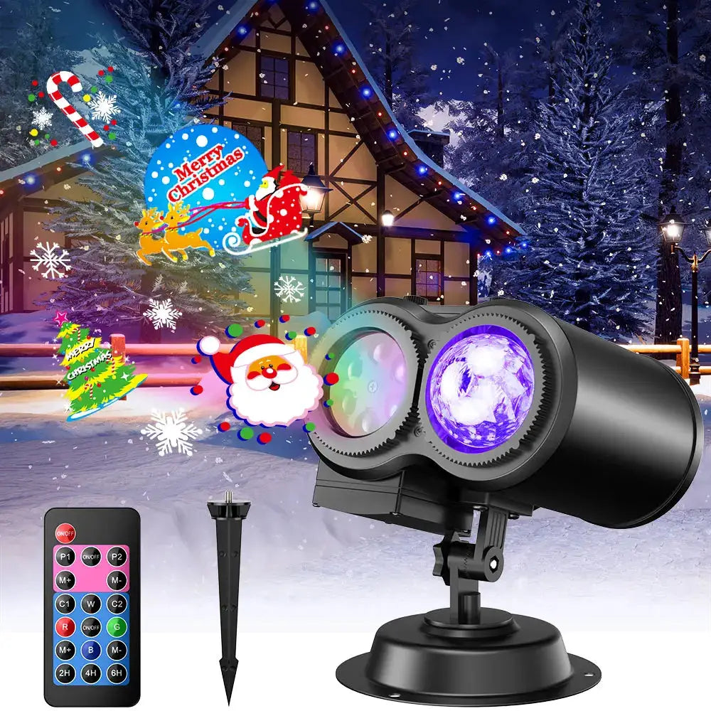 Outdoor Projector Lights | Waterproof LED | Battery Powered | Remote Control