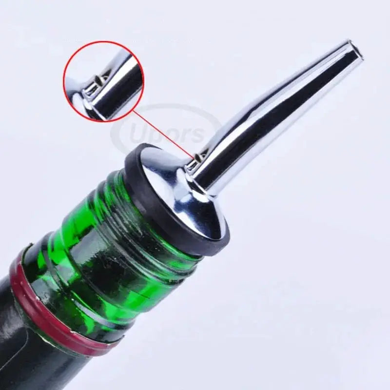 UPORS Wine Pourer 2/3Pcs Stainless Steel Alcohol Liquor Spouts Bottle Dispenser Wine Bottle Stopper with Cap Wine Accessories from PriceLows™