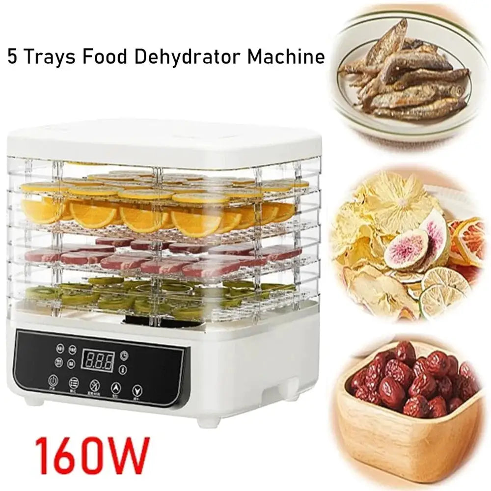 5-Layer Household Dry Fruit Machine Food Dryer Fruit Vegetable Snack Freeze-drying Machine Adjustable Temperature Touch Control from PriceLows™