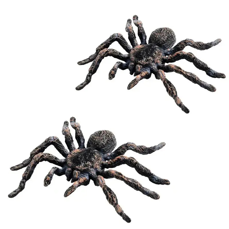 Realistic Spider Figure | Giant Plastic Tarantula | 2 Pcs 4 Pcs