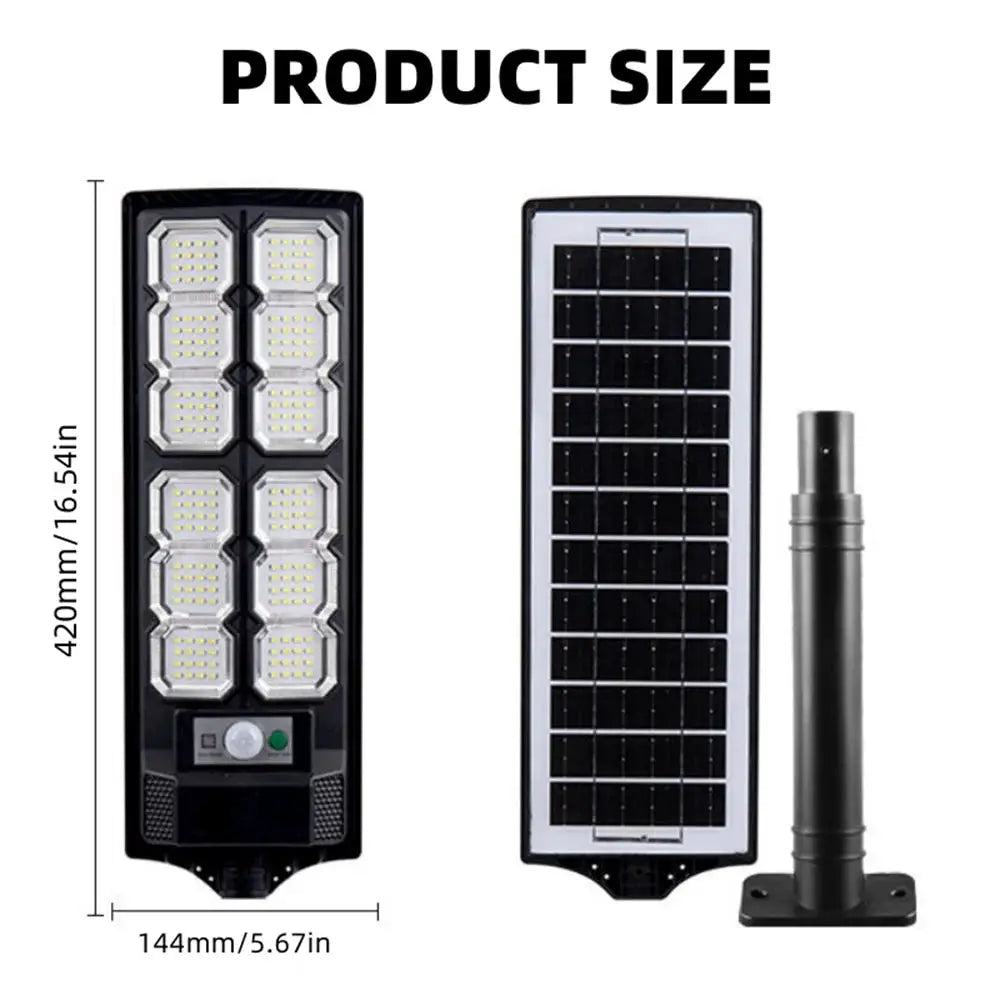 2-Pack Solar Street Lights Outdoor Waterproof 192LED Dusk to Dawn Solar Flood Lights with Motion Sensor Solar Parking Lot Lights from PriceLows™