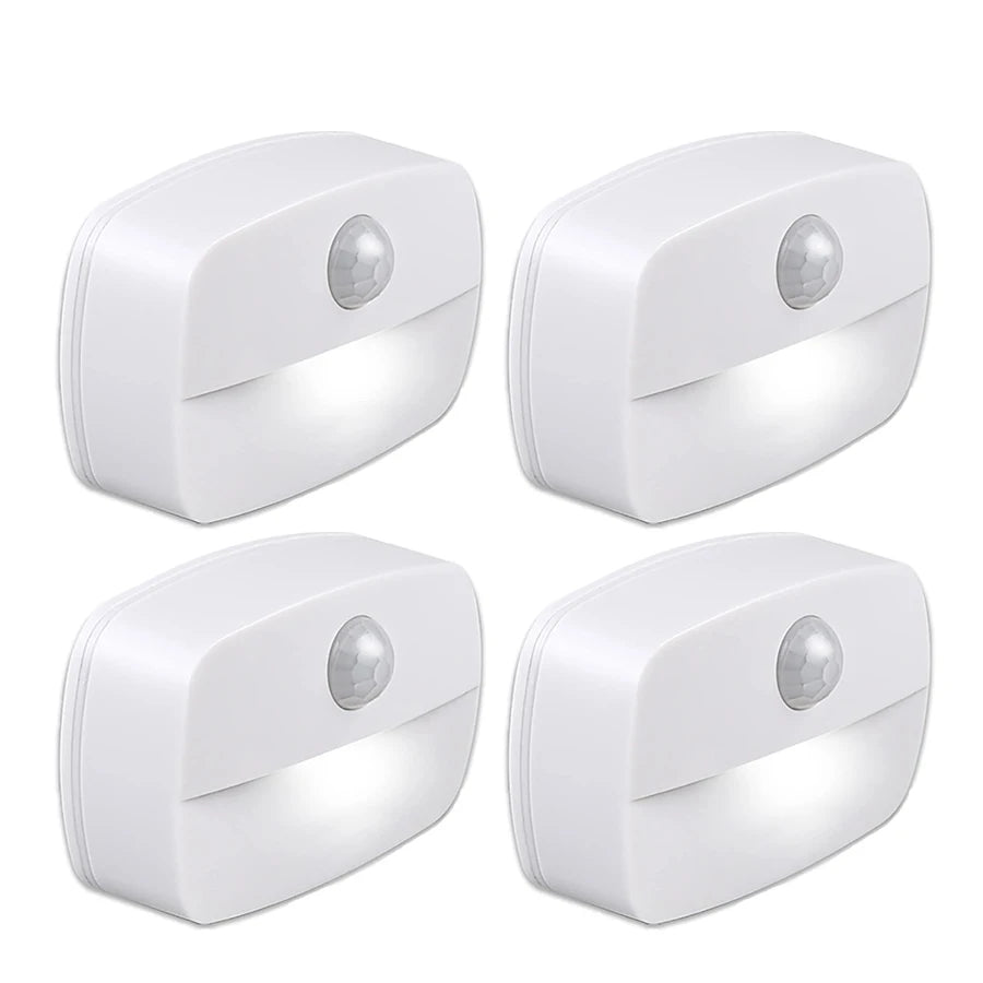 Motion Sensor Night Light | Battery Operated | LED Bulbs | Hallway Stair