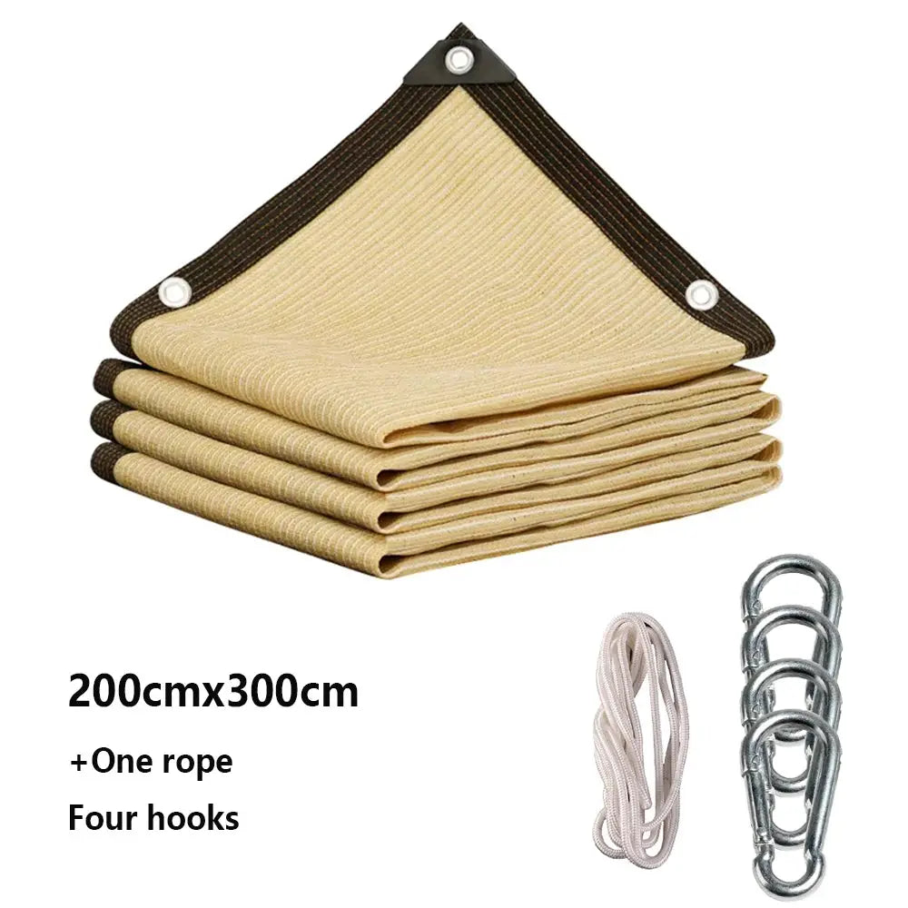 Hdpe Sunshade Net | 85-90% Blockage | Beige Multi Sizes
