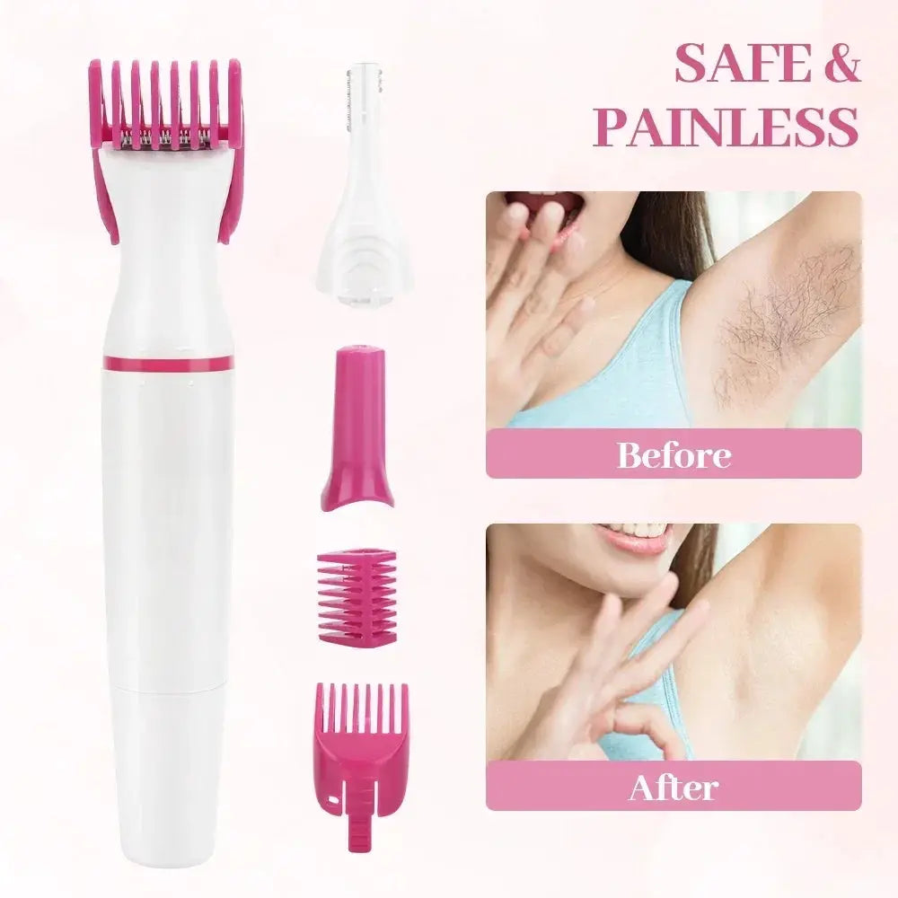 5-in-1 Electric Epilator | Wet And Dry Use | Metal Heads
