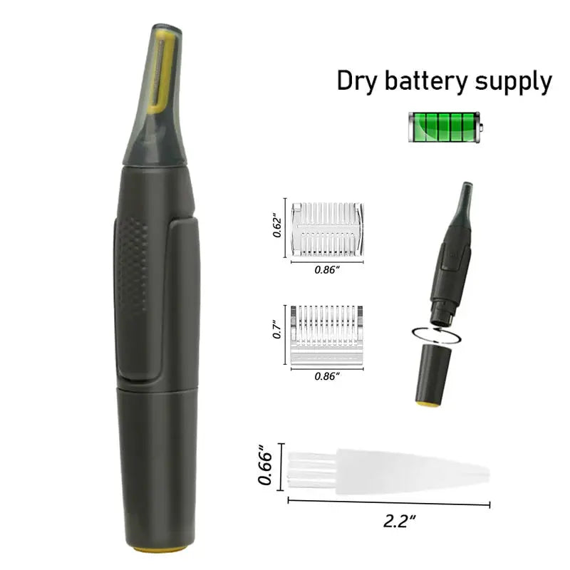 Ultra thin Precision Trimmer Electric Nose hair trimmer Mini Portable Ear Trimmer for Men Nose Hair Shaver Waterproof Safe Clean from PriceLows™