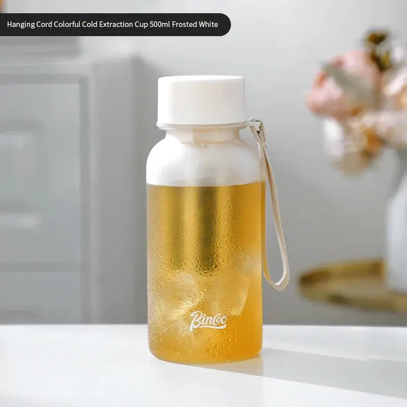 Bincoo 600ml Cold Brew Coffee Tea Maker with 300-Mesh Filter Leakproof Iced Drink Travel Tumbler BPA-Free Tritan Material from PriceLows™