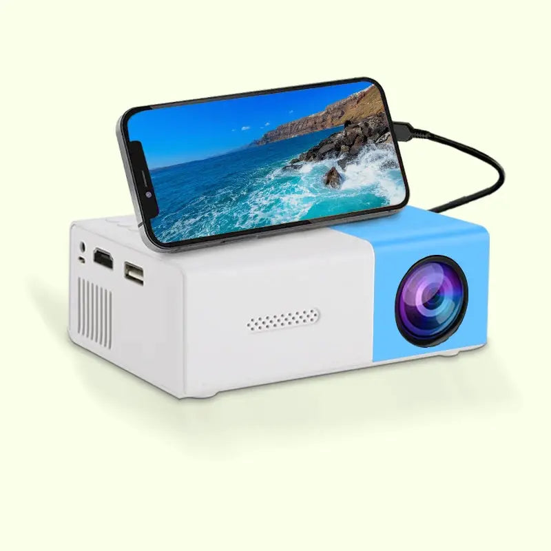 Mini Portable Projector | 3000 Lumens | HDMI USB Input | YG300