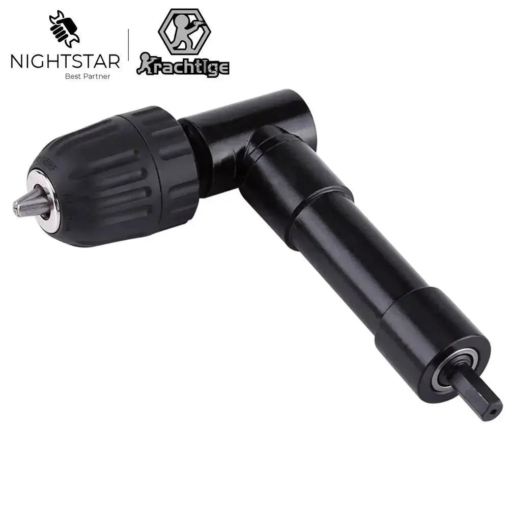 Electric Power Cordless Drill Attachment Angle Adaptor MAX/ 25N*m 90 Degree Right Angle Keyless Chuck Impact Drill Adapter from PriceLows™