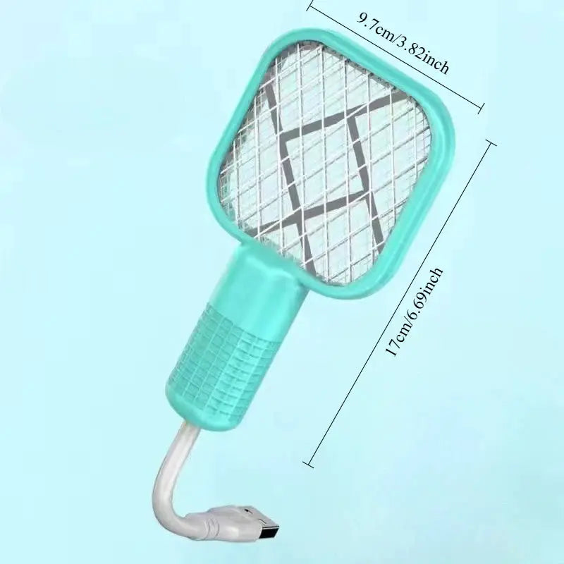 3Styles Electric Mosquito Swatter Rechargeable Mosquito Killer Lamp Wall Mounted Bug Zapper Racket for Home Bedroom Living Room from PriceLows™