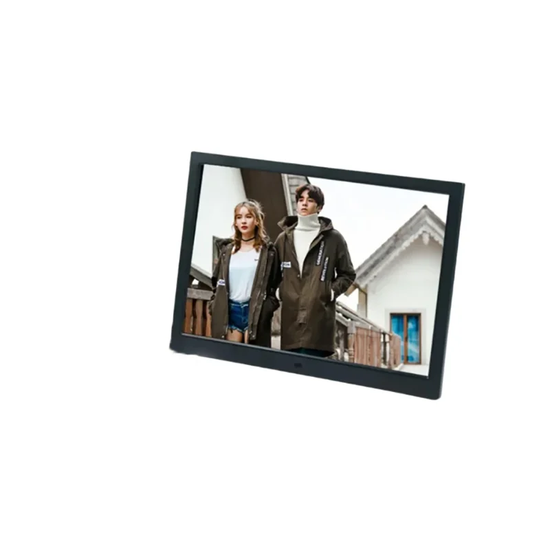 14 inch Digital photo frame 1366 * 768 Video Photo Calendar USB/SD White Digital photo frame Black Vertical screen from PriceLows™